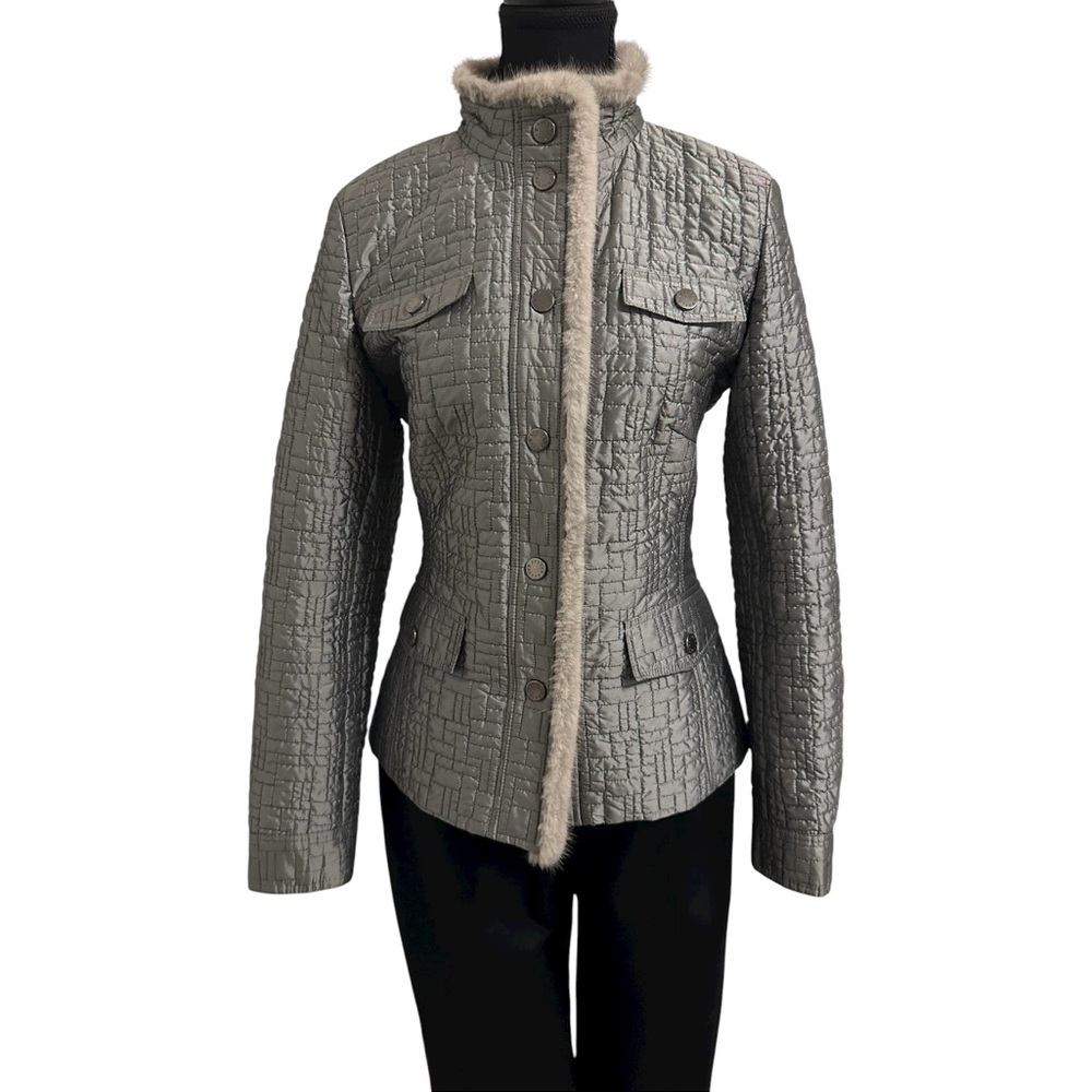 BASLER Germany size 6 metallic silver colour